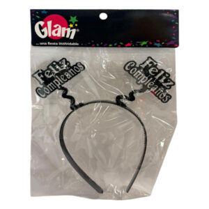 Cintillo Glam antena “Feliz Cumpleaños”