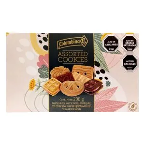 Galletas dulces surtidas premium Colombina 200gr