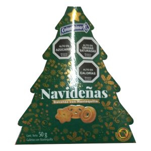 Galletas de mantequilla navideñas Colombina 50gr