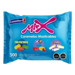 Masticables Max surtidos 1242gr bolsa 300 uds