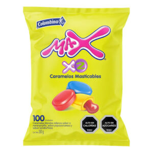 Masticables Max X2 350gr bolsa 100 uds