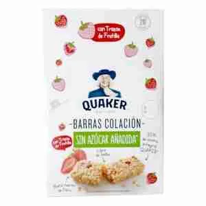Barras cereal Quaker frutilla caja 20 uds