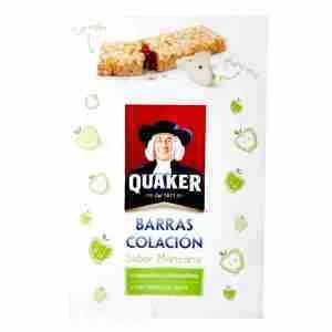 Barras cereal Quaker manzana caja 20 uds