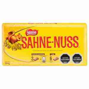 Chocolate Sahne-Nuss barra 250gr