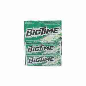 PACK 3 CHICLE BIGTIME MENTA DISPLAY 20 PAQUETES 11 GR