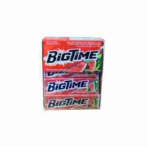 CHICLE BIGTIME SANDÍA DISPLAY 20 PAQUETES 11 GR