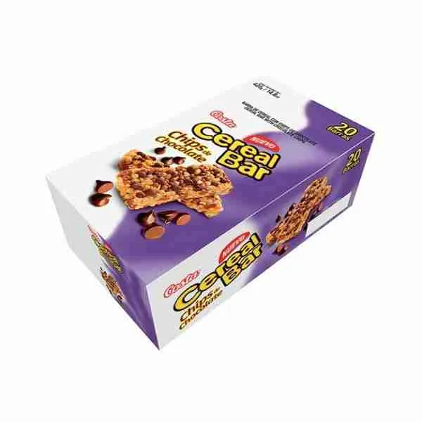 Barras Cereal Bar chips chocolate 21gr display 20 uds
