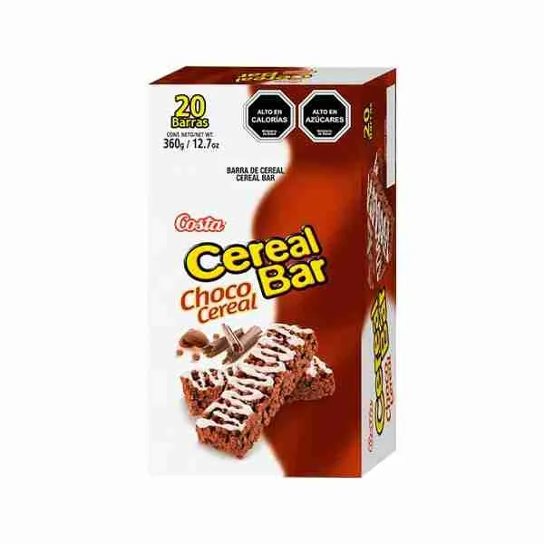 Barras Cereal Bar choco 21gr display 20 uds