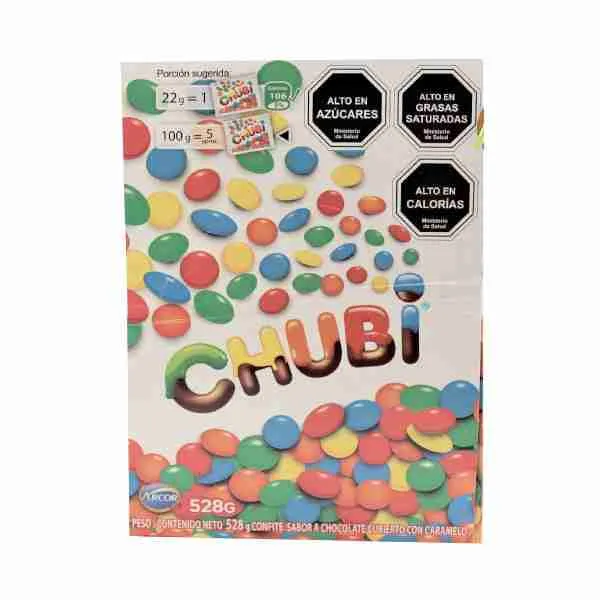 Chubi display 22gr 24 uds