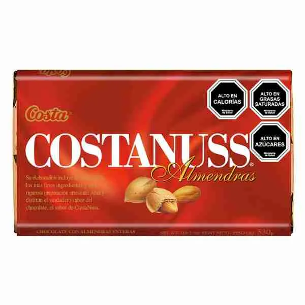 Pack 3 Chocolate Costanuss barra 530 gr