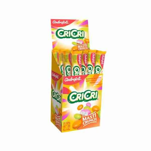 Masticables CriCri Masticrunch 13,5gr display 24 uds