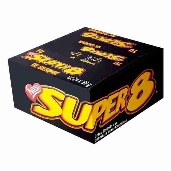 OBLEA SUPER 8 DISPLAY 24 UNIDADES