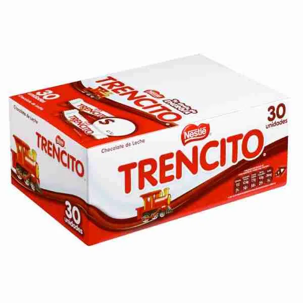 Chocolate Trencito 24gr display 30 uds