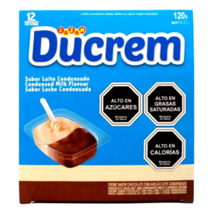 Dulce crema Ducrem leche condensada 120gr display 12 uds