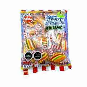 Gomitas Hot Dog Mabú 360gr bolsa 36 uds