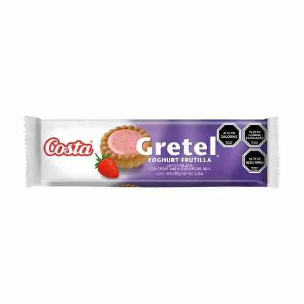 Pack 3 Galleta Gretel frutilla 85gr