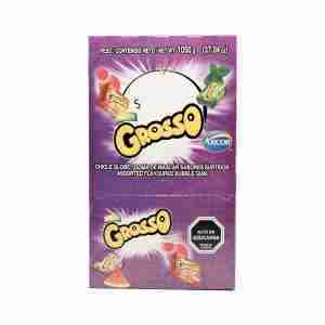 PACK 3 CHICLE GROSSO DISPLAY 150 UNIDADES 7 GR