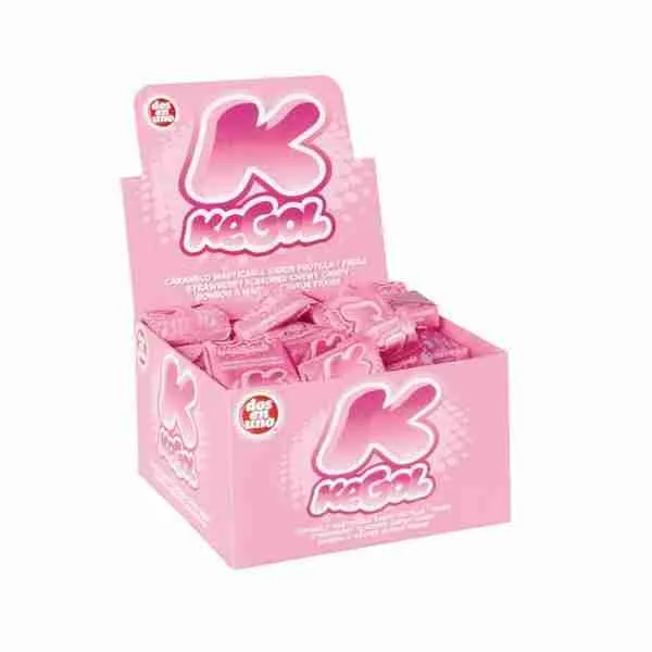 Caramelos Kegol frutilla display 48 uds