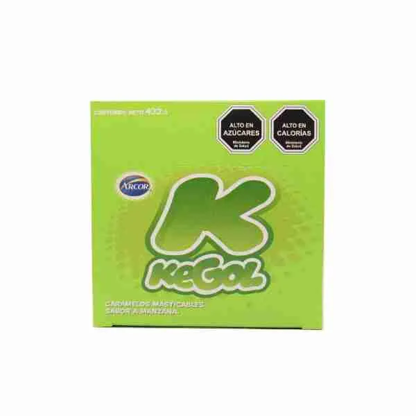 Caramelos Kegol manzana display 48 uds