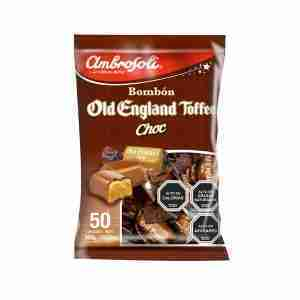 BOMBÓN OLD ENGLAND TOFFEE CHOC BOLSA 50 UNIDADES