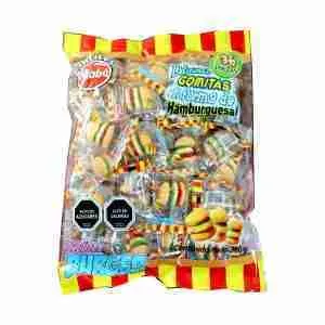 Gomitas mini Burger Mabú bolsa 36 uds