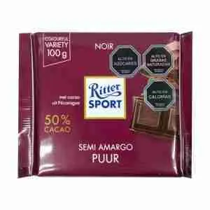 Chocolate Ritter Sport 50% cacao tableta 100 gr