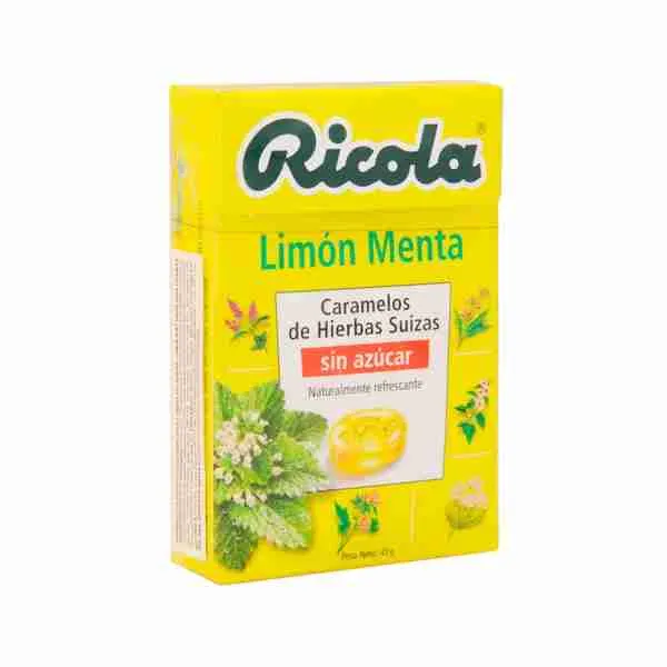 Caramelos Ricola limón menta 27.5gr