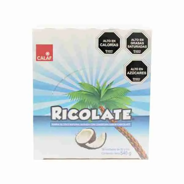 Chocolate Ricolate 28 display 18 uds