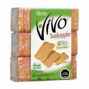 Galletas salvado Vivo tripack 585gr