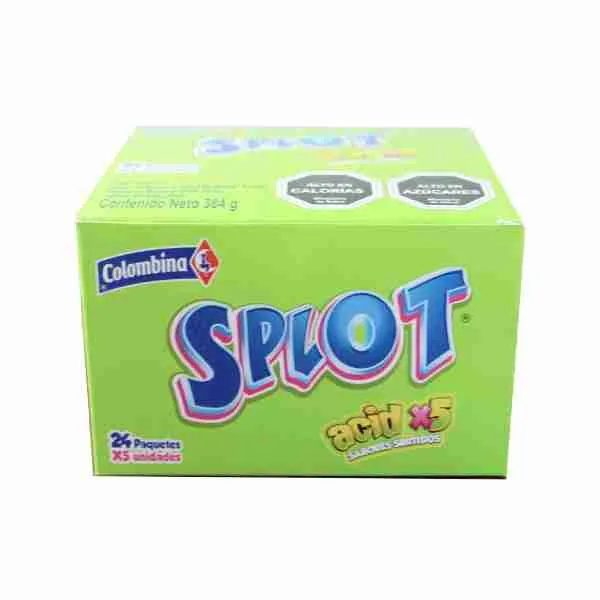 Chicle Splot 13.5gr dislpay 24 uds