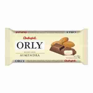 Chocolate Orly sabor almendra 100gr