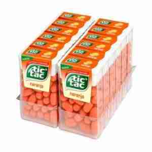 Caramelo Tic Tac naranja display 12 uds