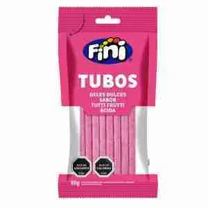 GEL DULCE TUBOS TUTTI FRUTTI ÁCIDA 80 GR