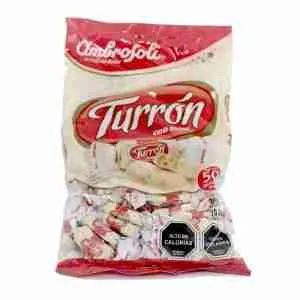 Turrón maní Ambrosoli 300gr bolsa 50 uds