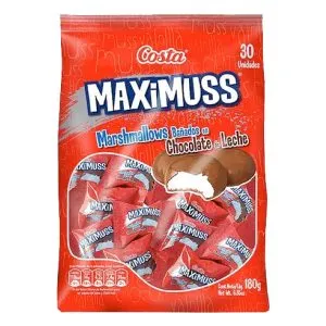 Marshmallows Maximuss 144gr bolsa 24 uds