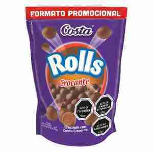 Chocolate Rolls Crocante doypack 100gr