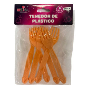 Tenedores plástico Belina despedida de soltera set 6 uds