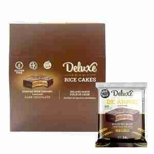 Alfajores de arroz Deluxe Bla Bla relleno dulce de leche display 12 uds