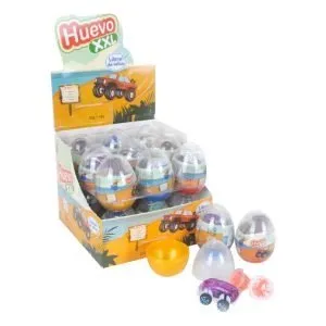 Huevo auto XXL Divertoy display 18 uds