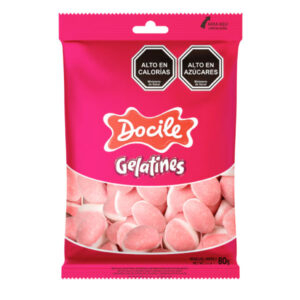 Gomitas Docile gelatines beso 80gr