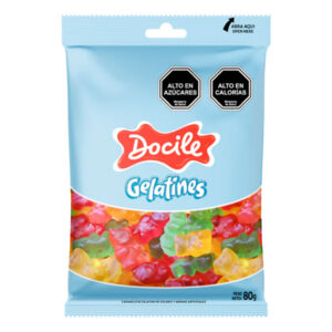 Gomitas Docile gelatines ositos 80gr
