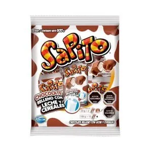 Chocolate relleno Sapito bolsa 30 uds