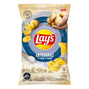 Papas fritas Lay’s artesanas sal de mar 150gr