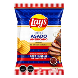 Papas fritas Lay’s Asado americano 160gr