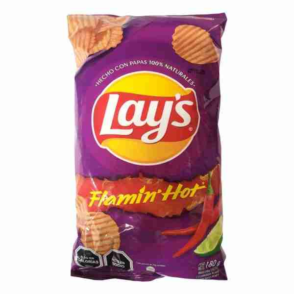 Papas Lays Flamin’ hot 180gr