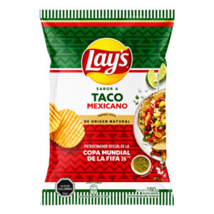 Papas fritas Lay’s Taco mexicano 160gr