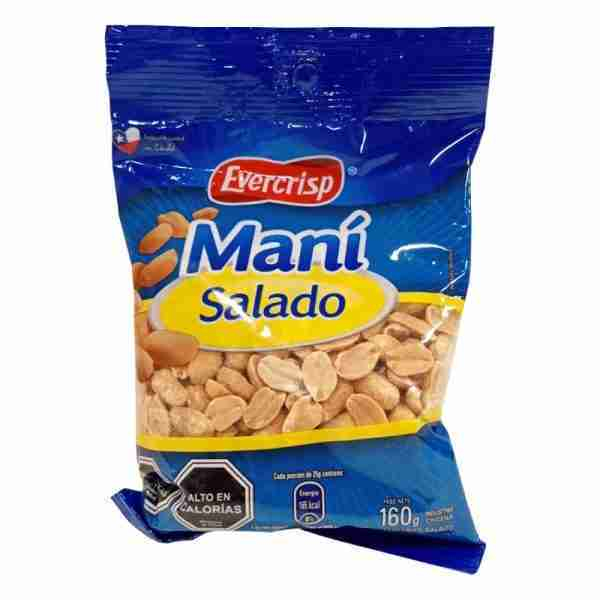 Maní Evercrisp salado 140gr