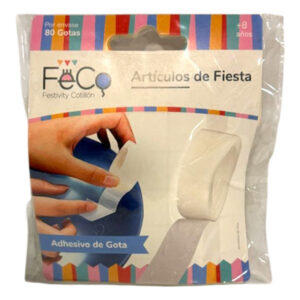 Adhesivo de gota Feco Festivity 80 piezas