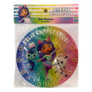 Plato Feco Festivity Gabby’s dollhouse 6 uds