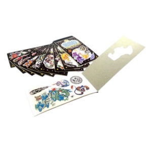 Tattoos adhesivos Feco Festivity diseño hombre 5 hojas set 10 uds
